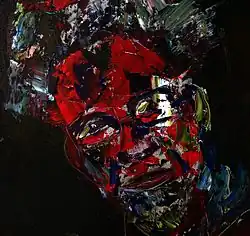 Фрагмент «William Pope.L», к/м, 100х70, 2013