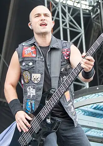 Греголетто выстпуает с Trivium в 2014 году