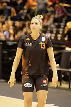 Джо Лидем в игре за «Бурж Баскет» против «БЛМА Лат-Монпелье» в финальном матче кубка Франции (2 мая 2015 года)