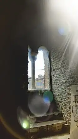 Вид из окна резиденции экзарха Евтихия в Равенне — бывшего дворца короля остготов Теодориха.