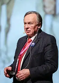 О. В. Соколов выступает на научно-просветительском форуме «Учёные против мифов-6» в Санкт-Петербурге (11 февраля 2018 года)