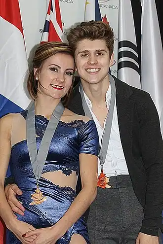 Каролан Сусисс и её партнёр Шейн Фирус