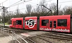 Юбилейные трамваи Дюссельдорфа 2021