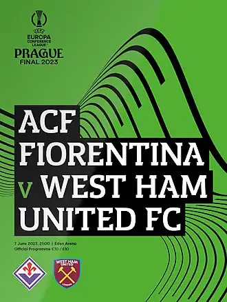 Обложка программы матча