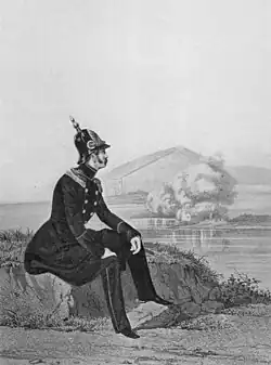 Штаб-офицер в 1845-1849 годах.