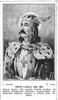 Ласло I Святой  1078-1095  Король Венгрии
