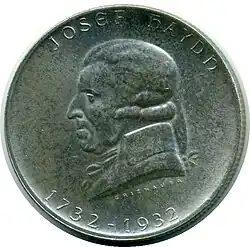 2 шиллингов 1932 года — австрийская памятная монета, посвящённая 200-летию со дня рождения Гайдна