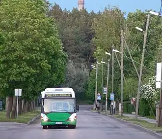 Перед въездом в лесопарк Клоостриметс