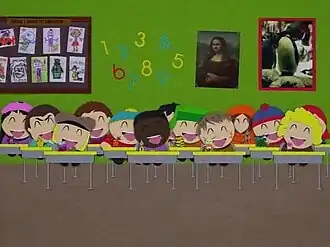 Школьники после посещения лагеря Чинпокомон