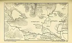 Ситуационная карта района Эривани, Эчмиадзина и Сардарапата