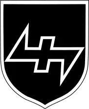 Эмблема дивизии СС «Ландсторм Недерланд»