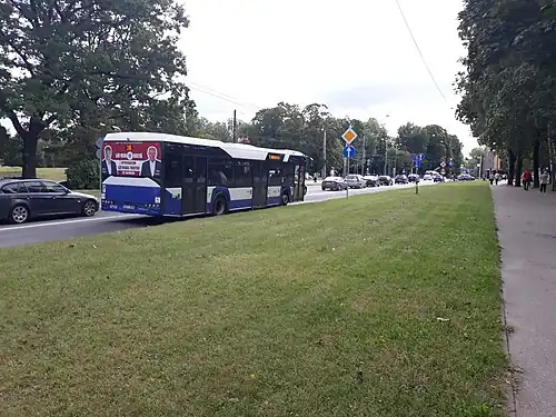 Вид в сторону Юрмалас гатве