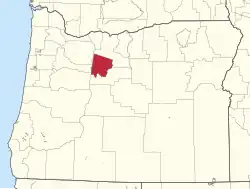 Уорм-Спрингс на карте