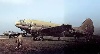 Curtiss C-46D-10-CU американских ВВС