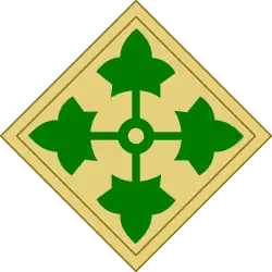 Нарукавная эмблема 4-й пехотной дивизии