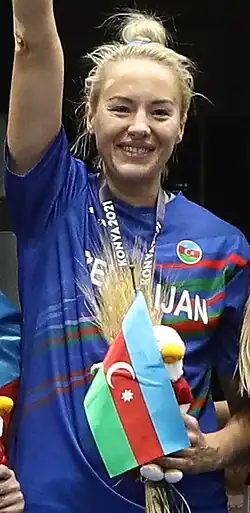 Дина Ульянова на церемонии награждения V Игр исламской солидарности