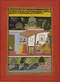 Месяц Бхадон (август-сентябрь), Барахмаса, Джайпур,ок. 1800, Британский музей