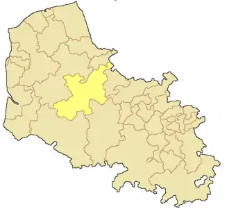 Кантон на карте департамента Па-де-Кале