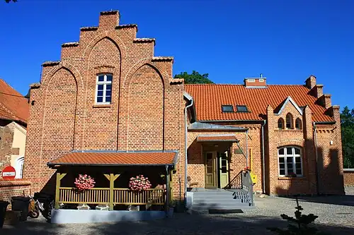 Торец северного крыла замка