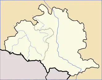 Карканьер на карте