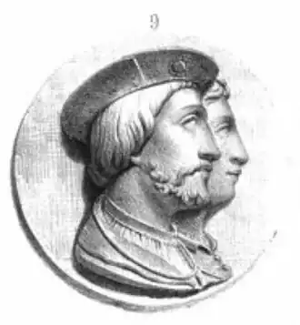 Беатриса Венгерская и её муж Жан II