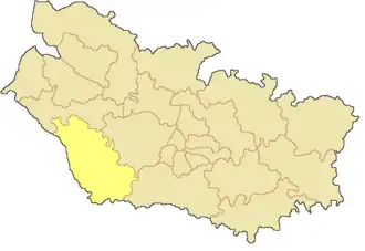 Кантон на карте департамента Сомма