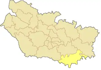 Кантон на карте департамента Сомма