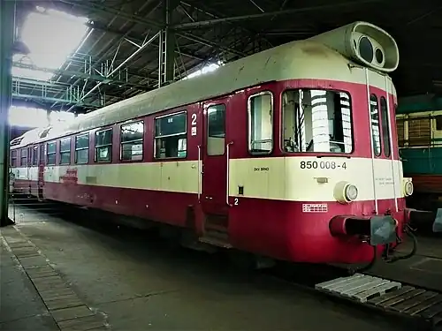 Рельсовый автобус серии 850 (ранее M286.0) в Чехии