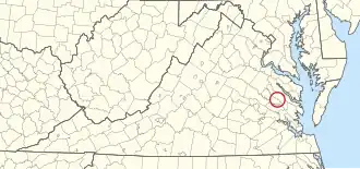 Маттапони на карте