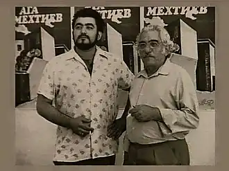 Ага Мехтиев с сыном Ягубом Мехтиевым