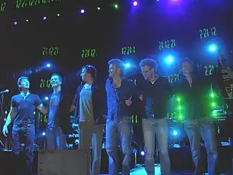 A-ha на выступлении в Кёльне, 20 октября 2005