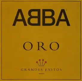 Обложка альбома ABBA «ABBA Oro: Grandes Éxitos» (1993)