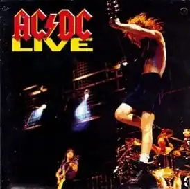 Обложка альбома AC/DC «AC/DC Live» (1992)
