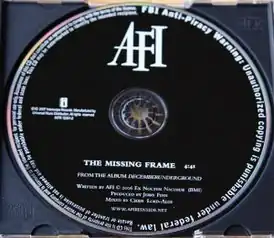 Обложка сингла AFI «The Missing Frame» (2007)