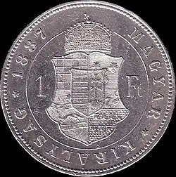 1 форинт 1887 года