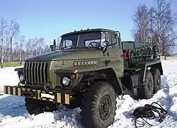 Аэродромный передвижной агрегат АПА-5Д.
