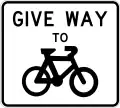«Уступите дорогу велосипедистам» (Австралия)