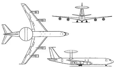 Схема самолёта