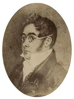 С карандашного портрета работы М. И. Теребенева