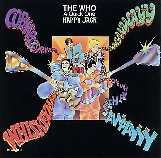 Обложка альбома The Who «A Quick One» (1966)