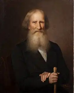 Портрет неизвестного купца с тростью (1857)