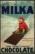 Реклама шоколада Milka