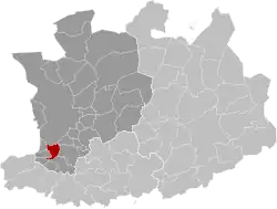 Расположение муниципалитета на карте провинции