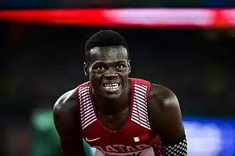 Абдалелах Харун на чемпионате мира 2017 года