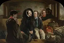 В вагоне второго класса, 1854. Национальная галерея Австралии, Канберра.