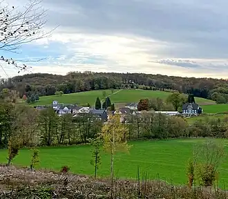 Холмистое низкогорье ПТК у поселения Абштосс