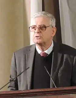 Петр Кендеров на 70-летии Союза учёных Болгарии, 2014 год