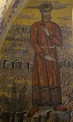 Адальрих. Мозаика из Сент-Одиля