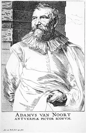 Адам ван НоортГравюра Антониса ван Дейка. 1632—1641