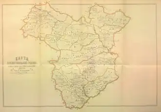 Елизаветпольская губерния на карте